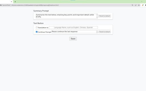 SummChat summary to chat by ChatGPT  from Chrome web store to be run with OffiDocs Chromium online