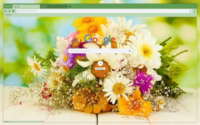 Summer bouquet mula sa Chrome web store na tatakbo sa OffiDocs Chromium online