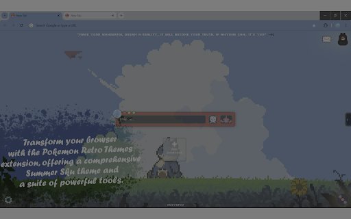 Summer Sky  from Chrome web store to be run with OffiDocs Chromium online