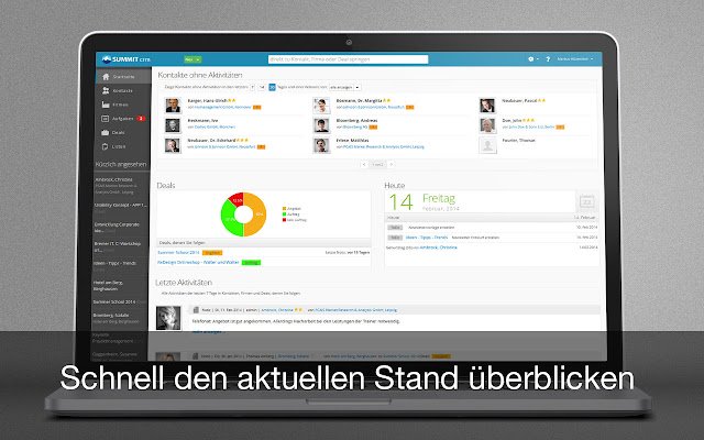 SummitCRM  from Chrome web store to be run with OffiDocs Chromium online