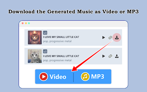 Suno AI Music Generator  from Chrome web store to be run with OffiDocs Chromium online