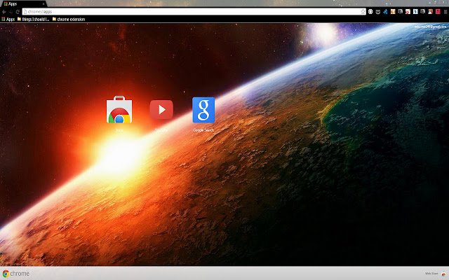Chrome 网上商店的 Sunrise From Space 将与 OffiDocs Chromium 在线运行