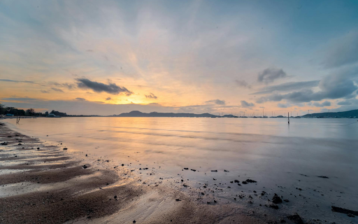 sunset and sea  from Chrome web store to be run with OffiDocs Chromium online