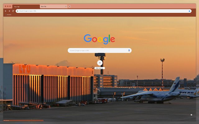 Sunset at the airport  from Chrome web store to be run with OffiDocs Chromium online