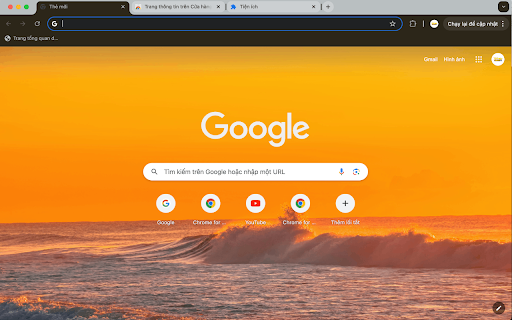 Sunset by the sea  from Chrome web store to be run with OffiDocs Chromium online