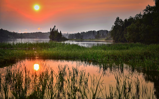 Sunset on the water  from Chrome web store to be run with OffiDocs Chromium online