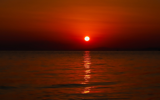 Sunset over the sea  from Chrome web store to be run with OffiDocs Chromium online