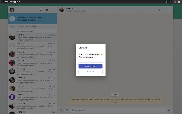 Superchat  from Chrome web store to be run with OffiDocs Chromium online