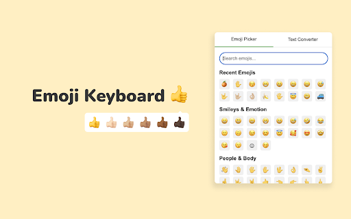 Super Cool Emoji Keyboard  from Chrome web store to be run with OffiDocs Chromium online