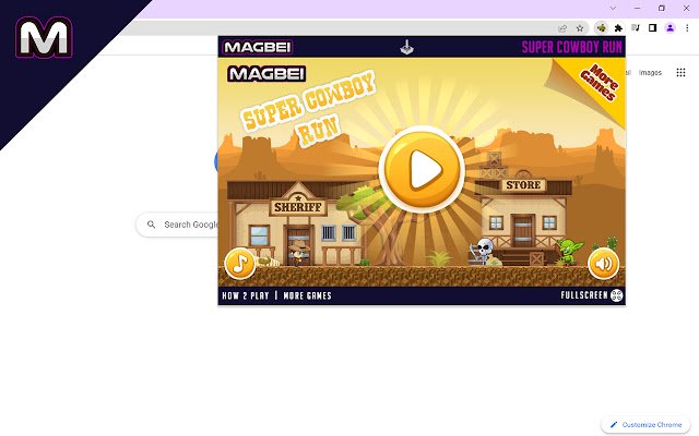 Super Cowboy Run Game Runs Offline  from Chrome web store to be run with OffiDocs Chromium online