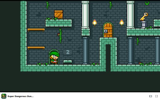 Super Dangerous Dungeons Game Enjoy Free, Offline Platforming Fun!  from Chrome web store to be run with OffiDocs Chromium online