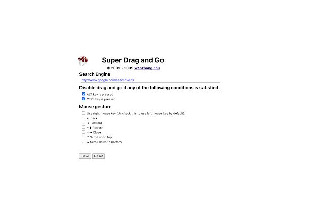 Super Drag and Go dal negozio web di Chrome per essere eseguito con OffiDocs Chromium online