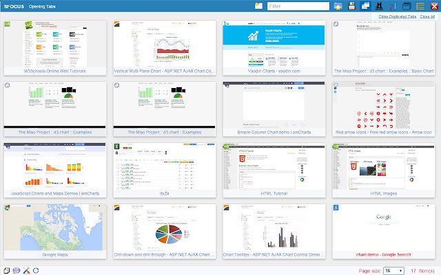Super Focus Tabs  from Chrome web store to be run with OffiDocs Chromium online