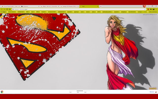 Supergirl Gift Wrapped 1920x1080  from Chrome web store to be run with OffiDocs Chromium online