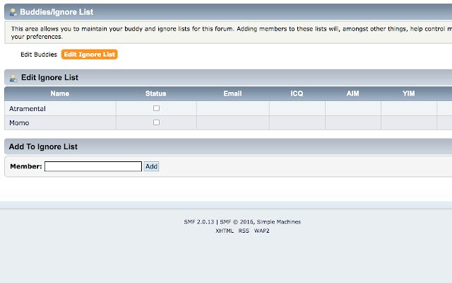 Super Ignore for The Bore  from Chrome web store to be run with OffiDocs Chromium online