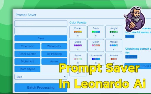 SuperLeonardo Ai  from Chrome web store to be run with OffiDocs Chromium online