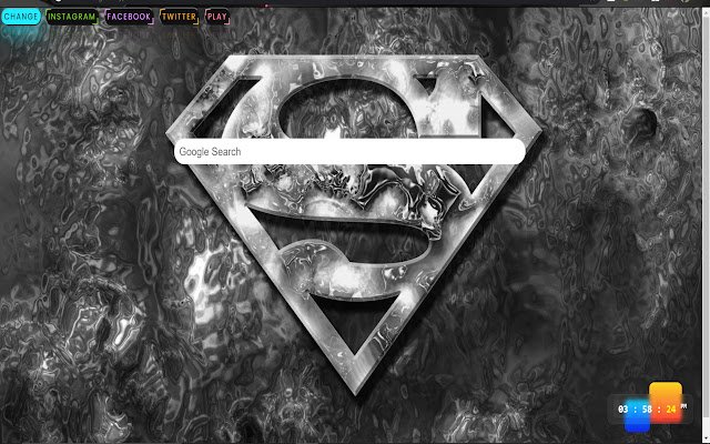 Superman New Tab Extension Wallpapers de la boutique en ligne Chrome à exécuter avec OffiDocs Chromium en ligne