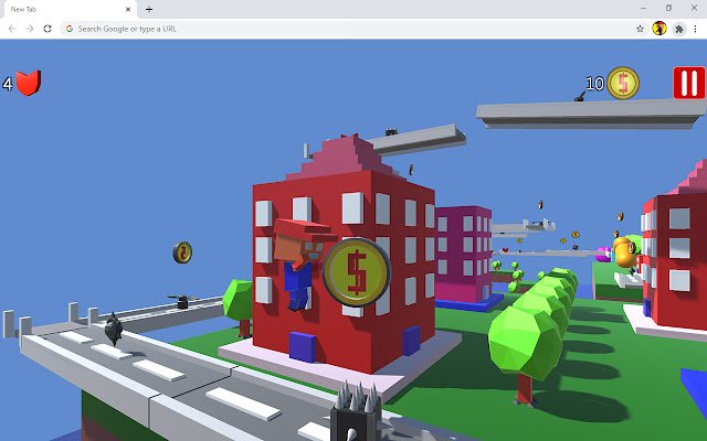 لعبة Super Mario 3D World Adventure من متجر Chrome الإلكتروني ليتم تشغيلها باستخدام OffiDocs Chromium عبر الإنترنت