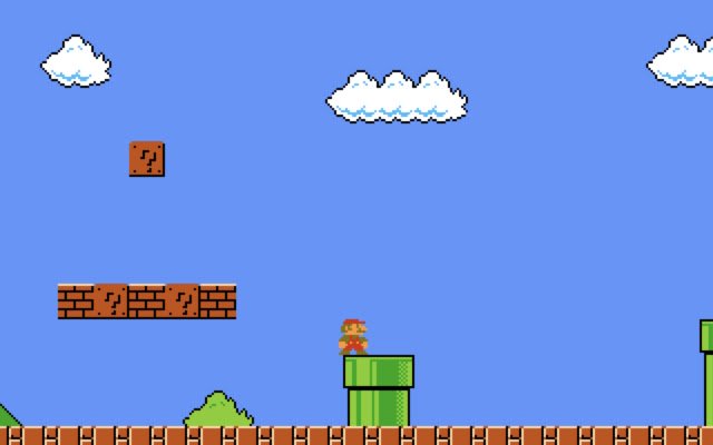 Super Mario Game  from Chrome web store to be run with OffiDocs Chromium online