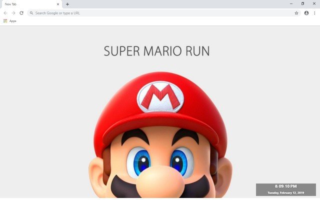 Super Mario Run New Tab Theme ze sklepu internetowego Chrome do uruchomienia z OffiDocs Chromium online