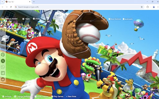 Super Mario Wallpaper  from Chrome web store to be run with OffiDocs Chromium online