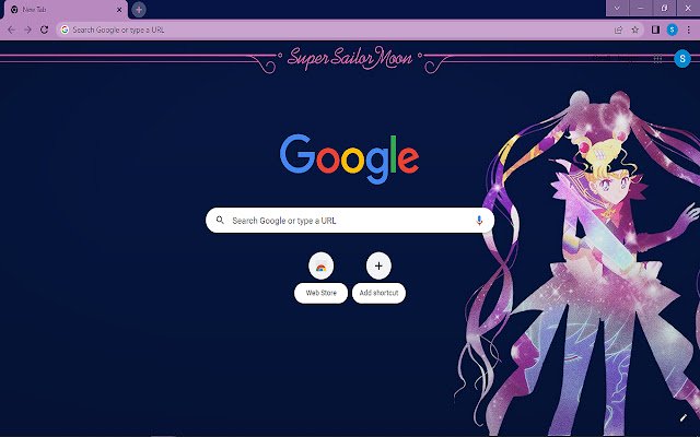 Super Sailor Moon Theme  from Chrome web store to be run with OffiDocs Chromium online