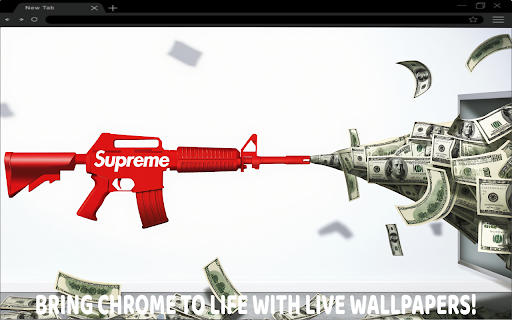 Supreme Money Gun M4 Live Wallpaper  from Chrome web store to be run with OffiDocs Chromium online