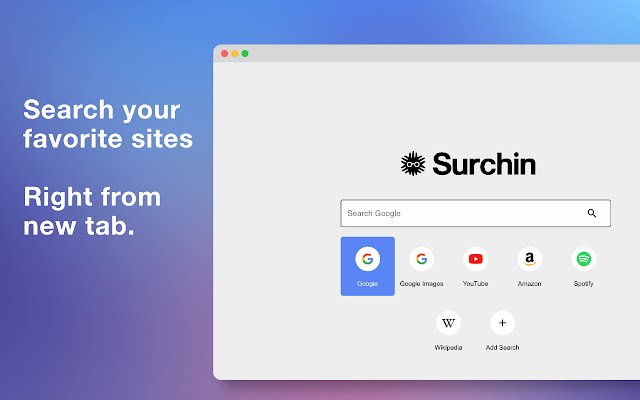 Surchin จาก Chrome เว็บสโตร์ที่จะรันด้วย OffiDocs Chromium ทางออนไลน์