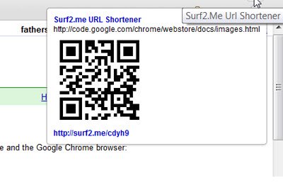 ক্রোম ওয়েব স্টোর থেকে QR কোড সহ Surf2.me Url Shortener OffiDocs Chromium অনলাইনে চালানো হবে