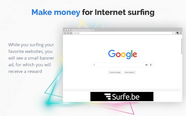 Surfe.be — ang extension kung saan ka kumikita mula sa Chrome web store na tatakbo sa OffiDocs Chromium online