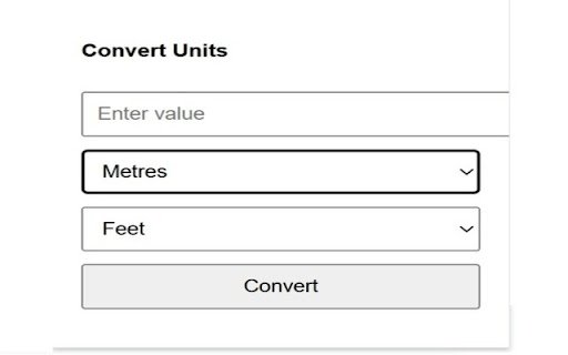 Surveyor Unit Converter  from Chrome web store to be run with OffiDocs Chromium online