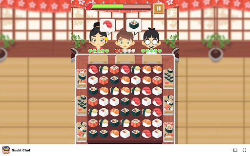 Sushi Chef Match sushi to satisfy your customers orders!  from Chrome web store to be run with OffiDocs Chromium online
