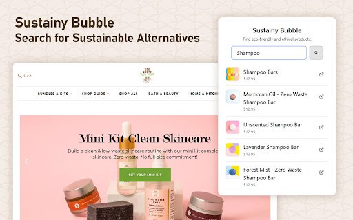 SustainyBubble by Byrogue  from Chrome web store to be run with OffiDocs Chromium online