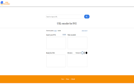 SVGEncoder  from Chrome web store to be run with OffiDocs Chromium online