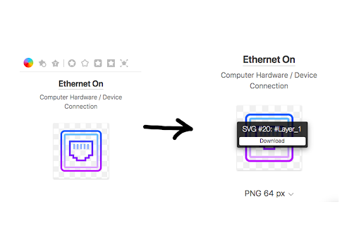 SVG Fetcher  from Chrome web store to be run with OffiDocs Chromium online