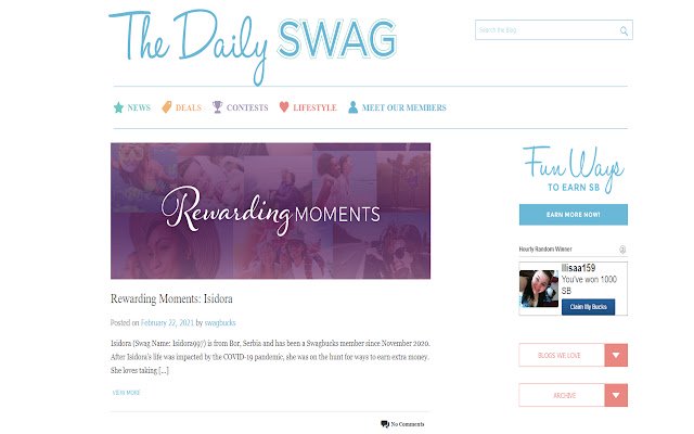 Swagbucks Hourly Winner Alert  from Chrome web store to be run with OffiDocs Chromium online