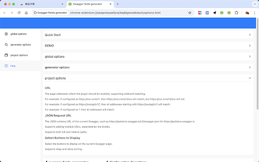 Swagger fields generator from Chrome web store to be run with OffiDocs Chromium online Swagger fields generator from Chrome web store to be run with OffiDocs Chromium online