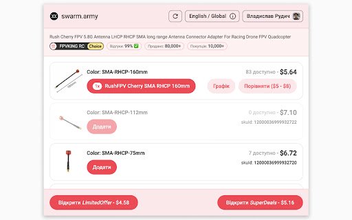 swarm.army  from Chrome web store to be run with OffiDocs Chromium online