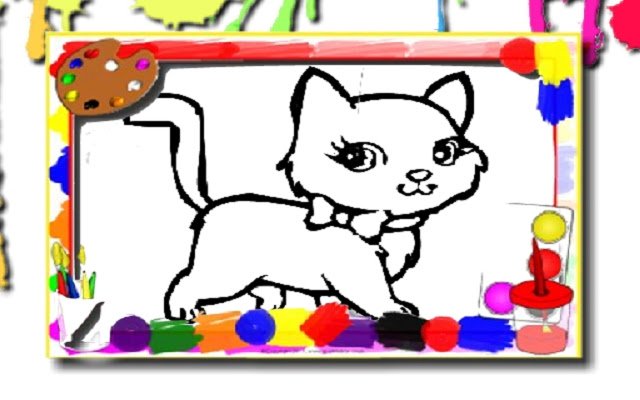 Sweet Cats Coloring מחנות האינטרנט של Chrome להפעלה עם OffiDocs Chromium באינטרנט