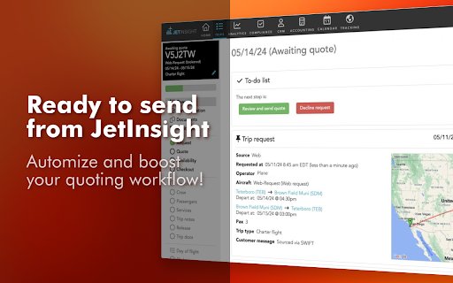 SWIFT Convert Your Emails Into JetInsight™ Requests  from Chrome web store to be run with OffiDocs Chromium online