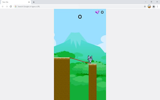 Swing Cute Cat Parkour Game ze sklepu internetowego Chrome do uruchomienia z OffiDocs Chromium online