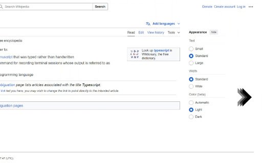 SwipeBack  from Chrome web store to be run with OffiDocs Chromium online
