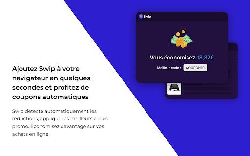 Swip shopping assistant  from Chrome web store to be run with OffiDocs Chromium online