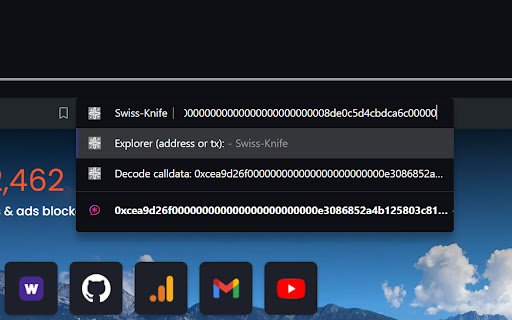Swiss Knife  from Chrome web store to be run with OffiDocs Chromium online