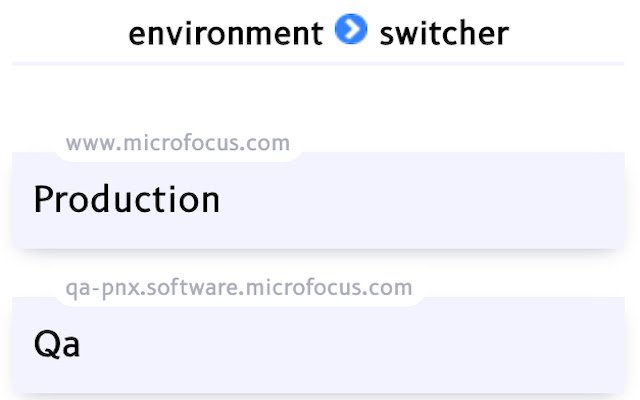 Switch between environments  from Chrome web store to be run with OffiDocs Chromium online