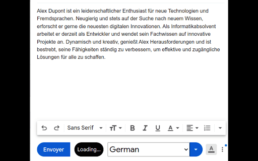 Switch Language  from Chrome web store to be run with OffiDocs Chromium online