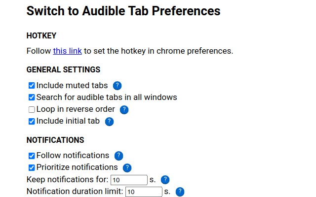Switch to Audible Tab  from Chrome web store to be run with OffiDocs Chromium online