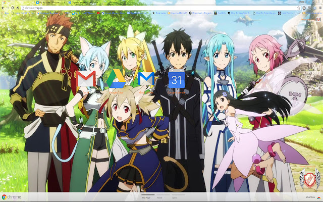 Sword Art Online 01 1600x900  from Chrome web store to be run with OffiDocs Chromium online