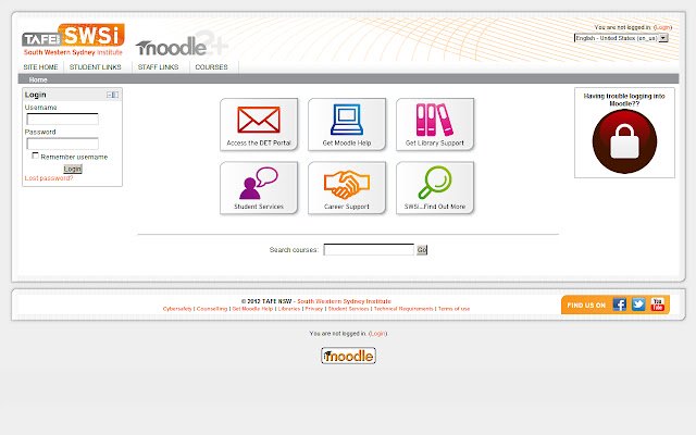 SWSi Moodle dari toko web Chrome untuk dijalankan dengan OffiDocs Chromium online