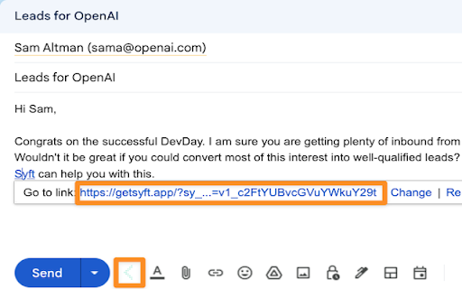 Syft Extension  from Chrome web store to be run with OffiDocs Chromium online